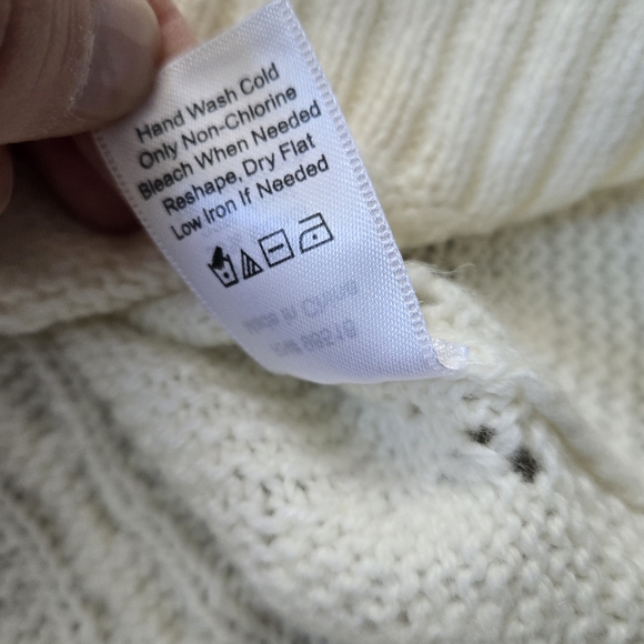 NWT Coldwater Creek Soft Touch Pointelle Sweater - Picture 7 of 8